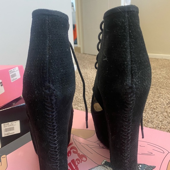 Jeffery campbell black suede style roks-hi - Picture 2 of 6